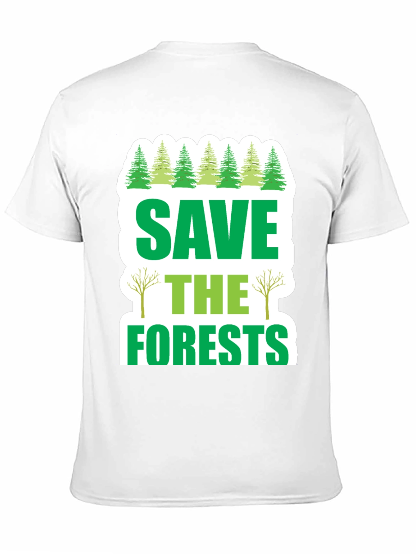 Save the Forests Graphic T-Shirt - Environmental Tee