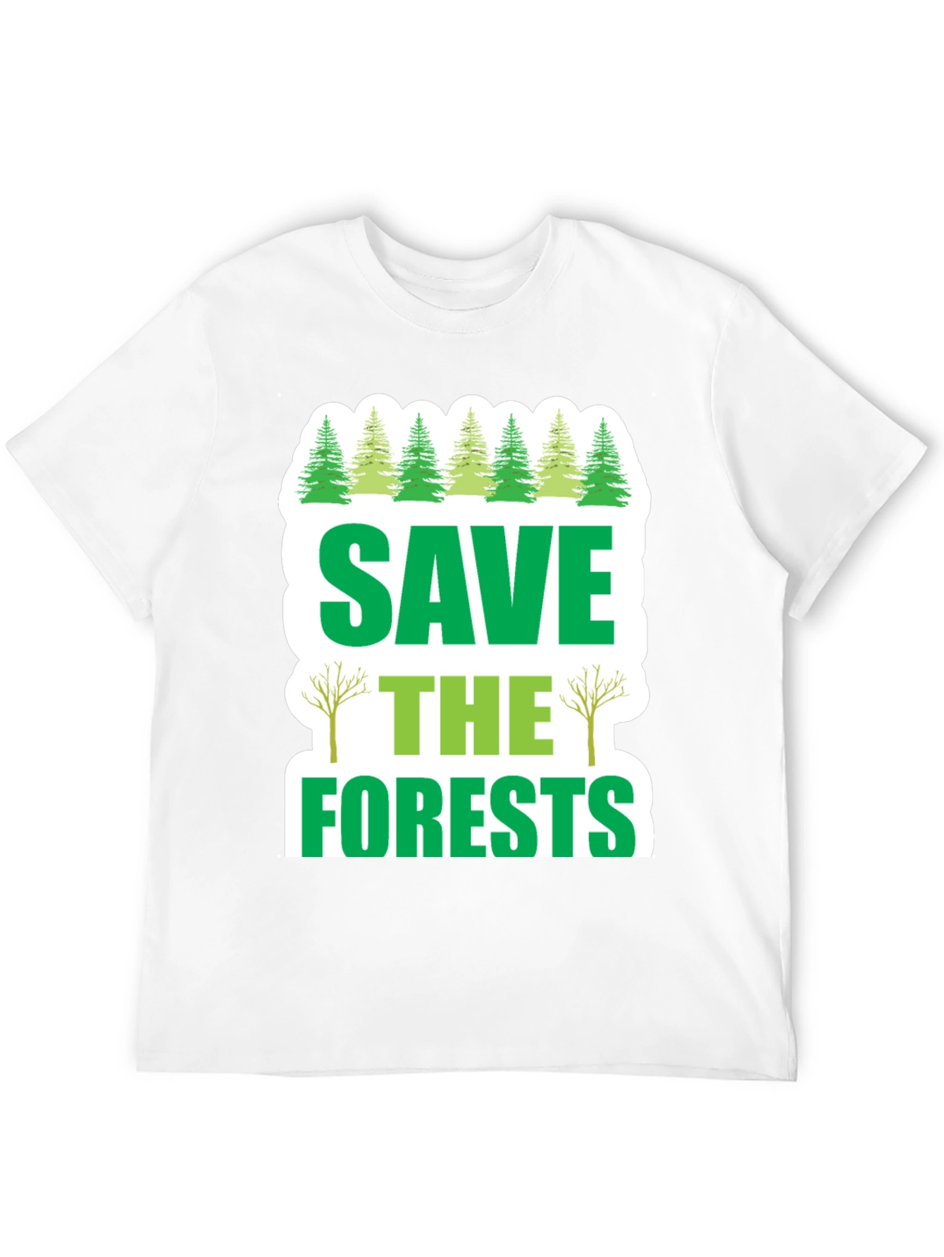 Save the Forests Graphic T-Shirt - Environmental Tee