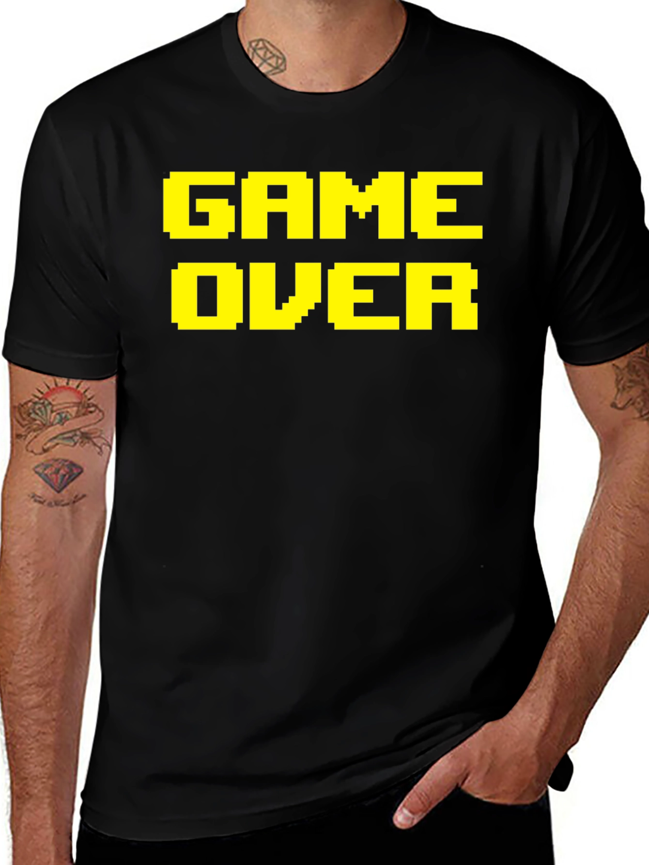 Game Over T-Shirt - Pixelated Style