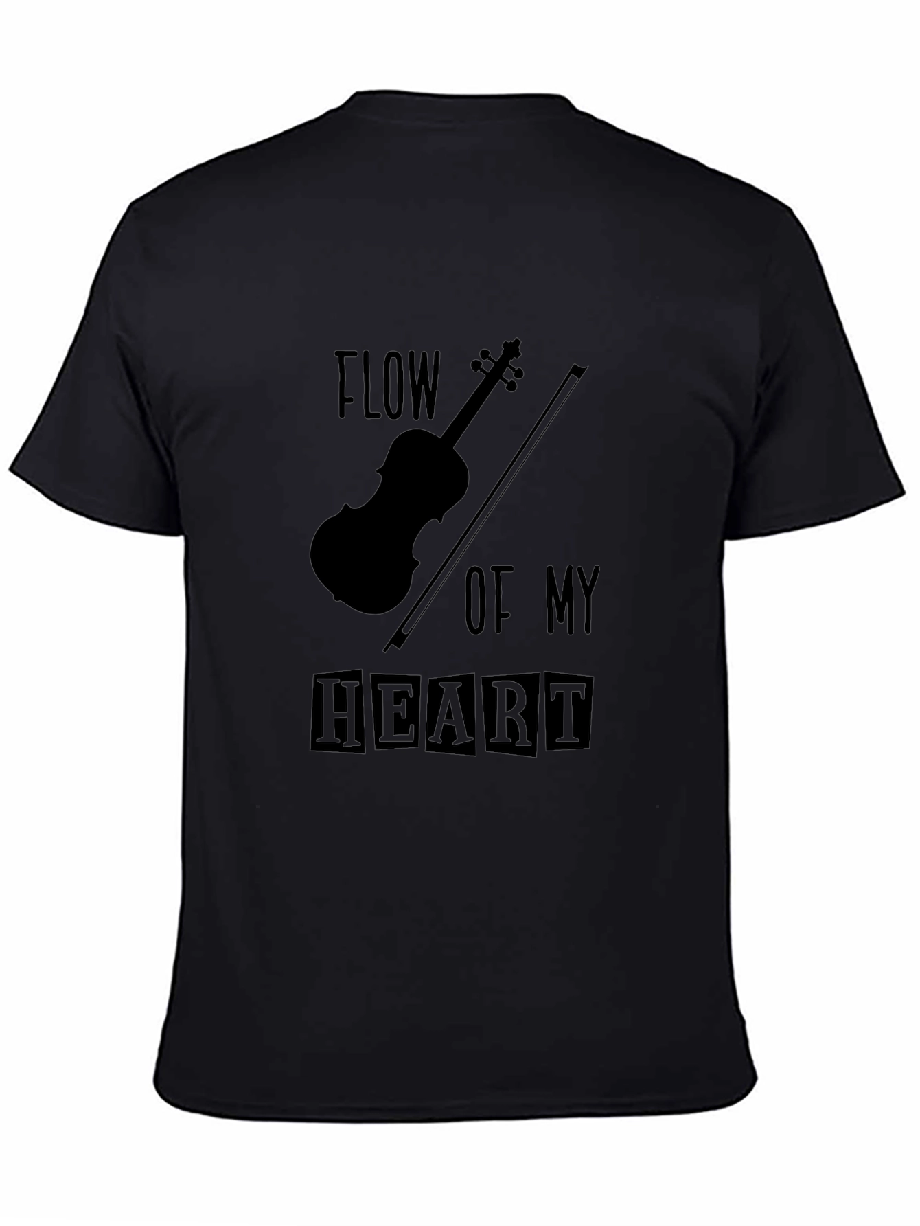 Flow of My Heart Violin Graphic Tee