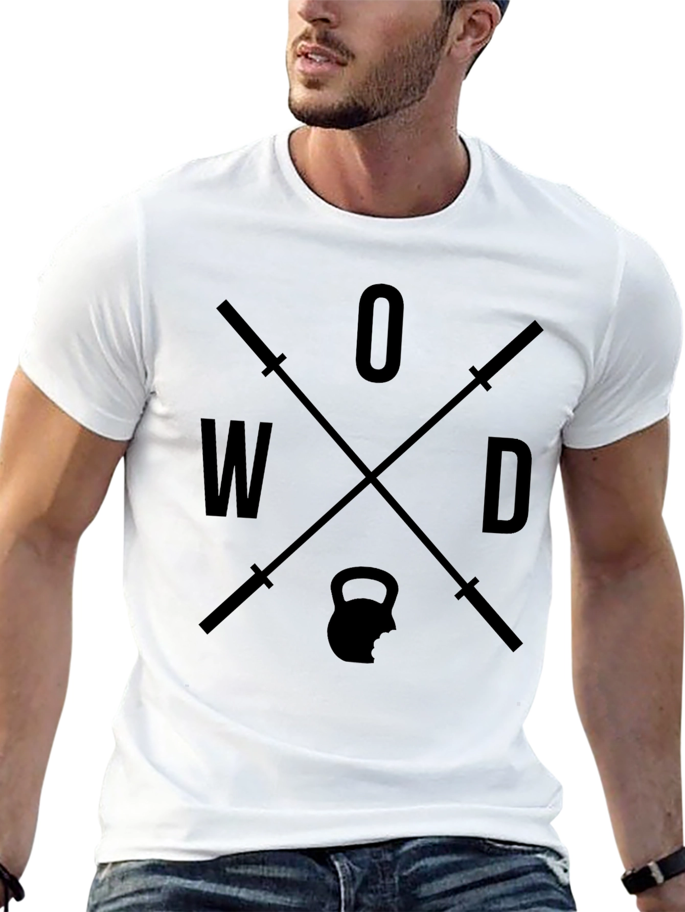 Workout of the Day Graphic Tee - Black