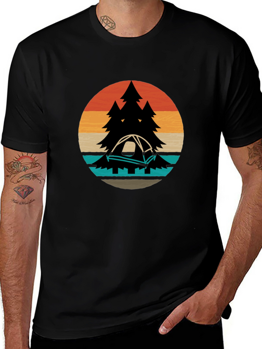 Retro Camping T-Shirt - Outdoor Adventure