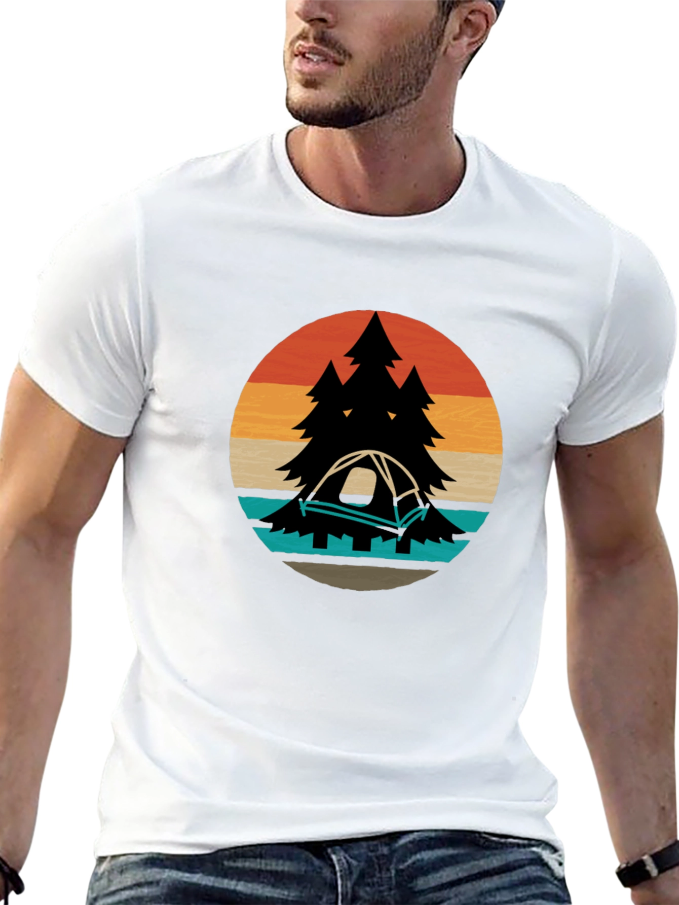 Retro Camping T-Shirt - Outdoor Adventure
