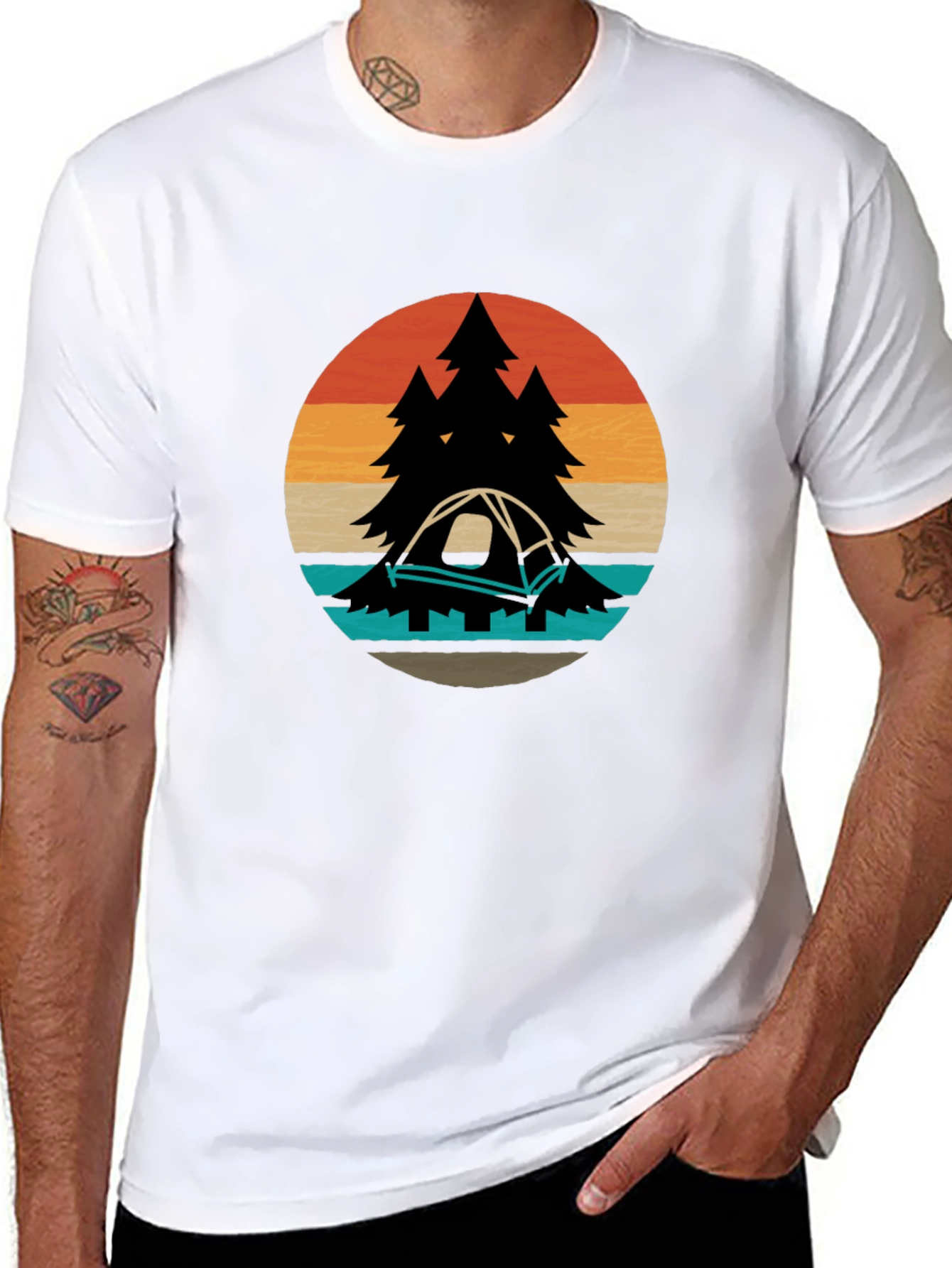 Retro Camping T-Shirt - Outdoor Adventure