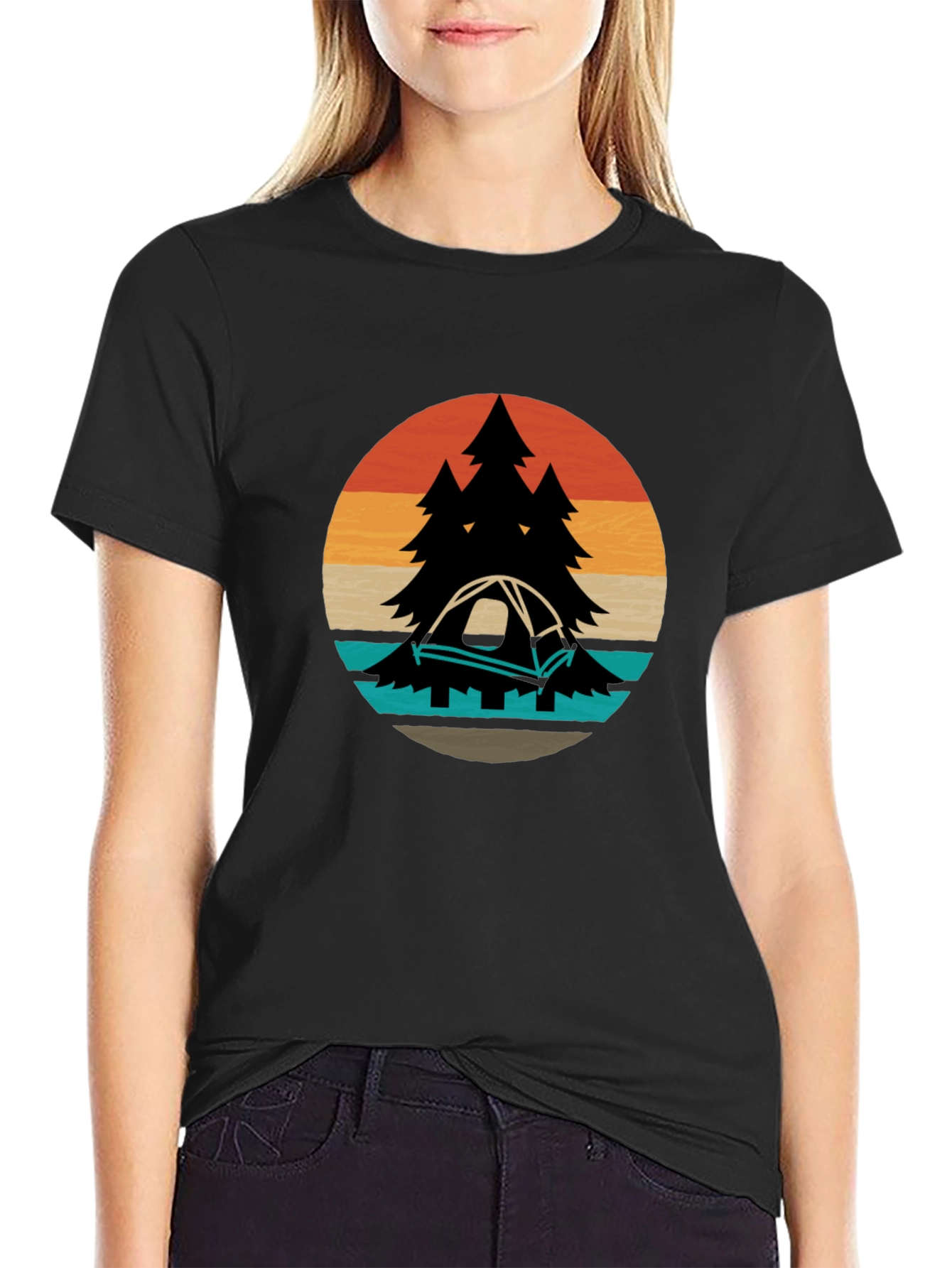 Retro Camping T-Shirt - Outdoor Adventure