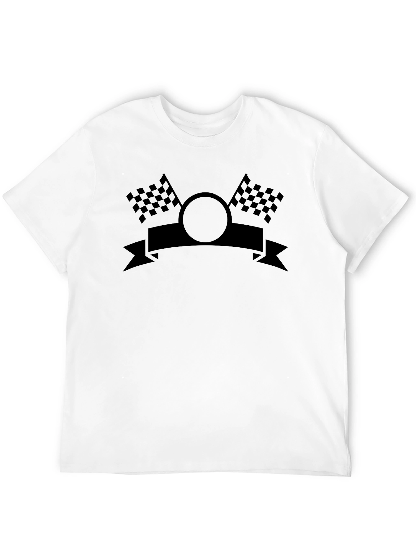 Race Day Graphic Tee - Checkered Flags