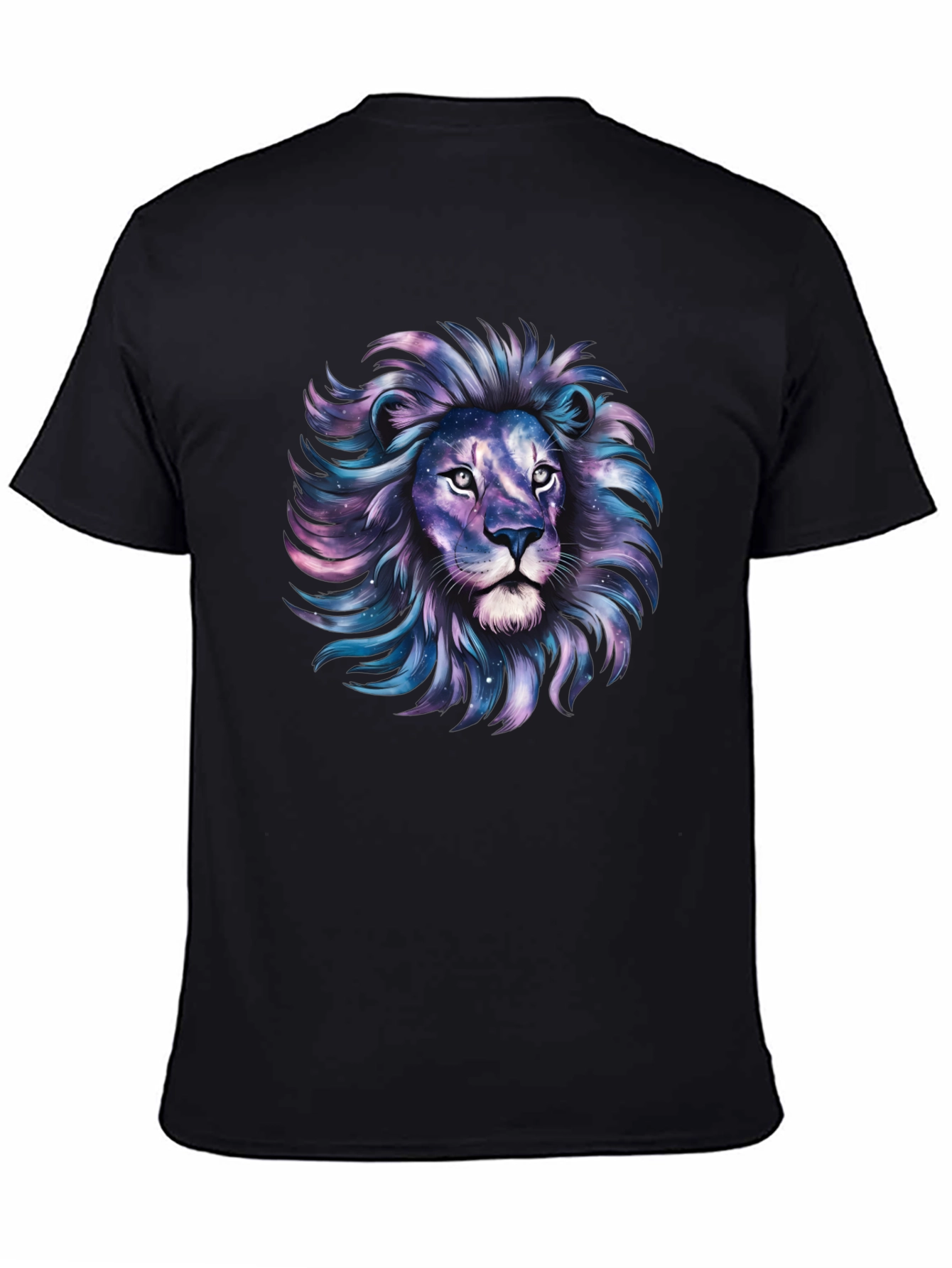 Galaxy Lion Graphic Tee - Stylish Mens T-Shirt