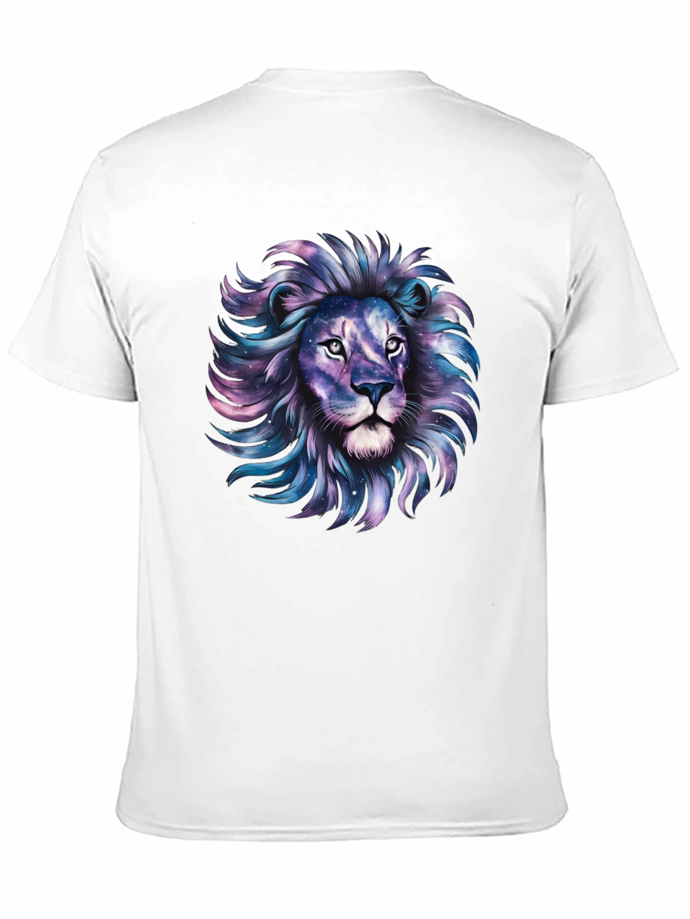 Galaxy Lion Graphic Tee - Stylish Mens T-Shirt