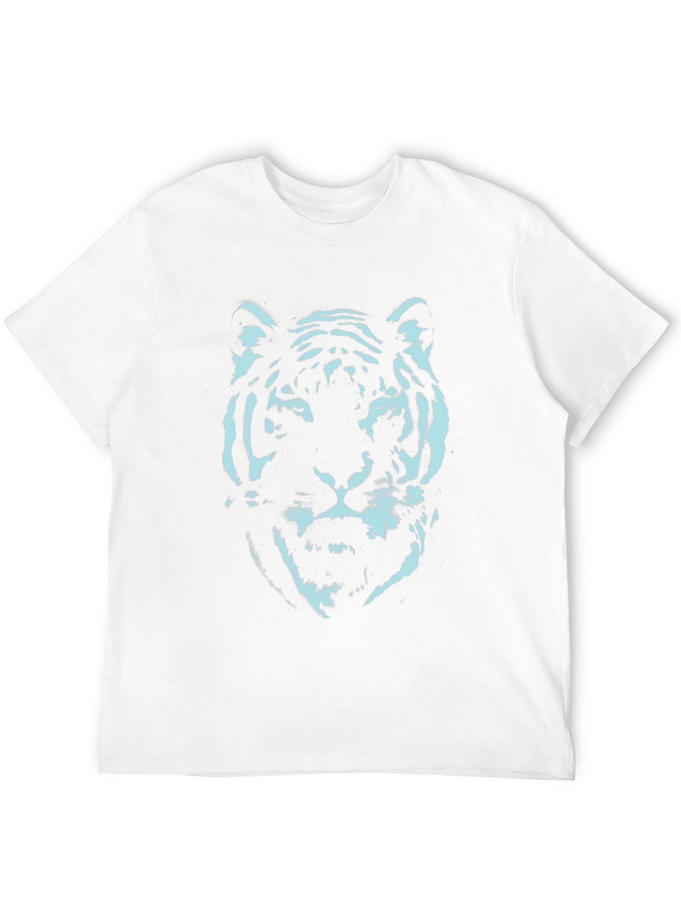 Cool Tiger Graphic Tee - Black Cotton T-Shirt