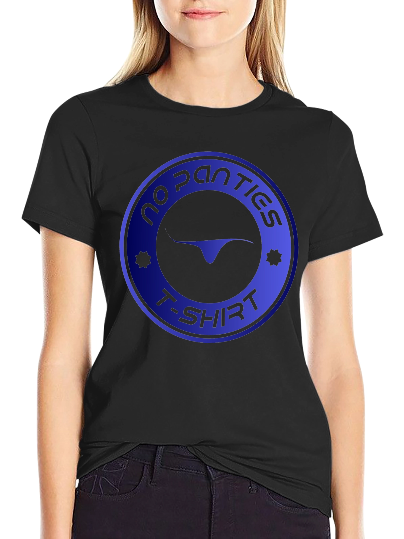 No Panties T-Shirt Funny Graphic Tee