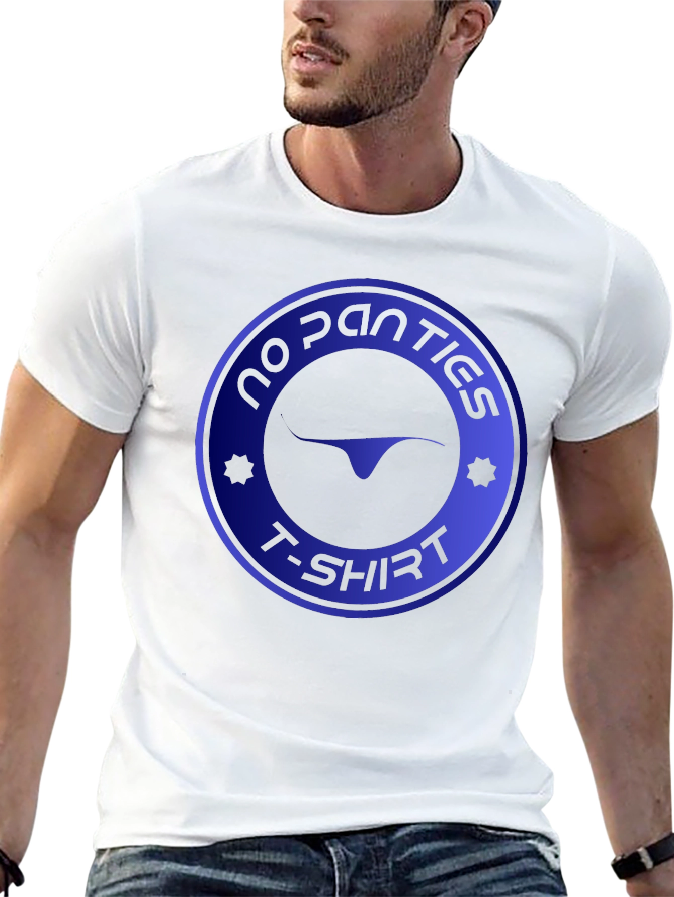 No Panties T-Shirt Funny Graphic Tee