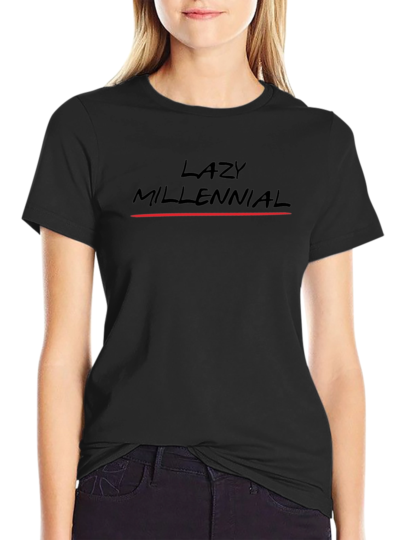 Lazy Millennial Graphic T-Shirt