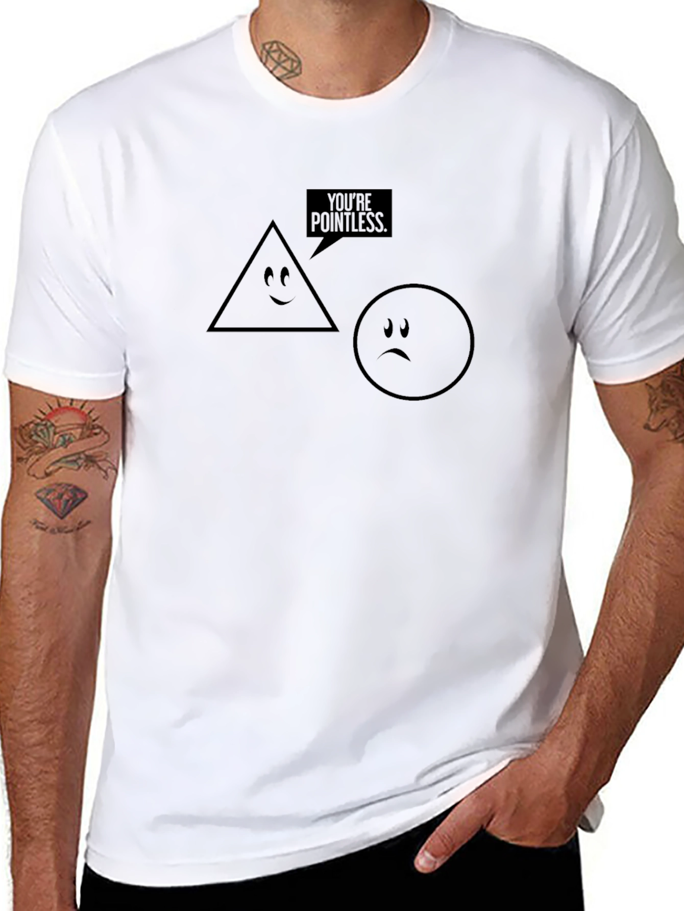 Pointless Joke Black T-Shirt