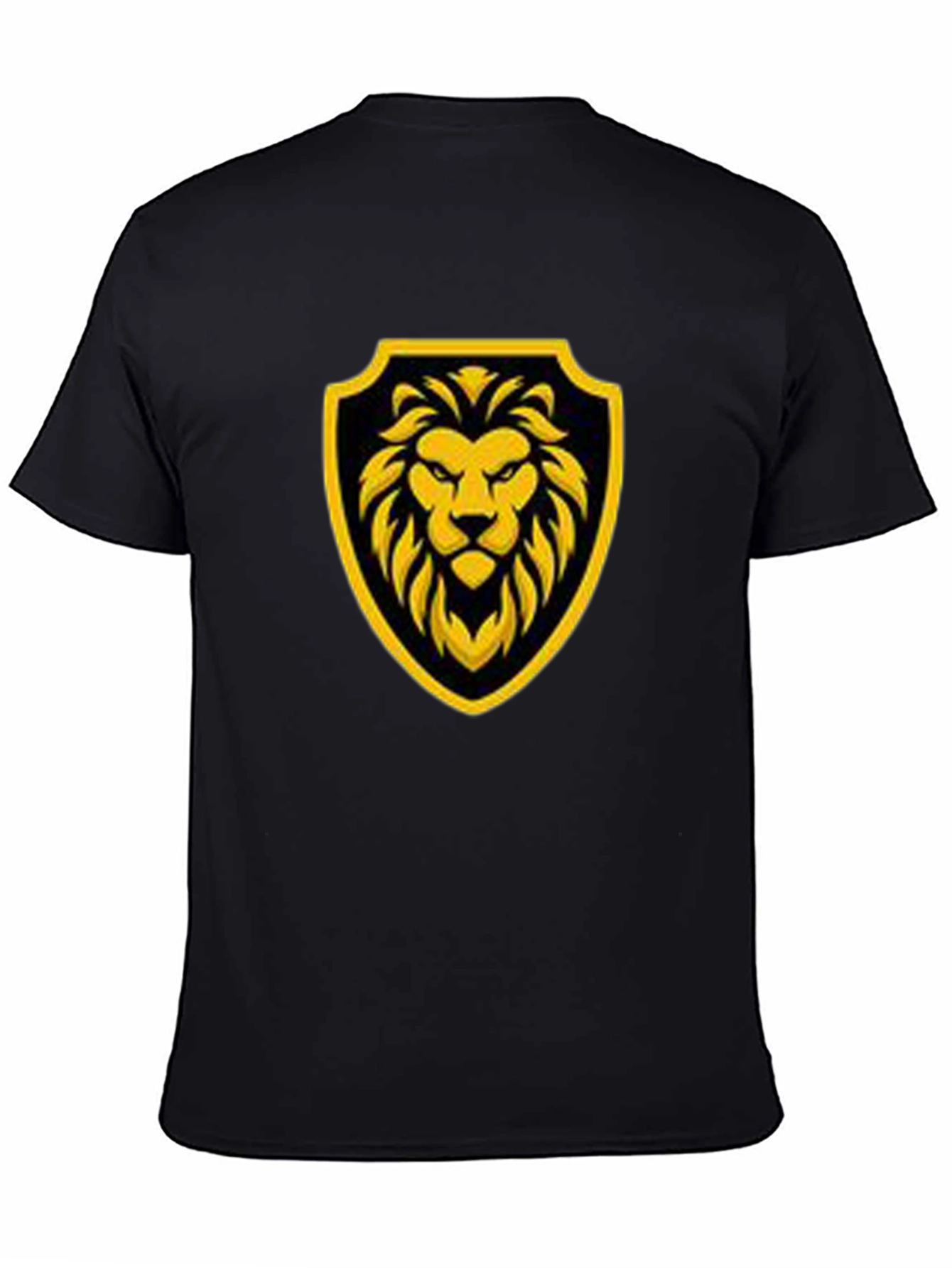 Lion Crest Graphic Black T-Shirt