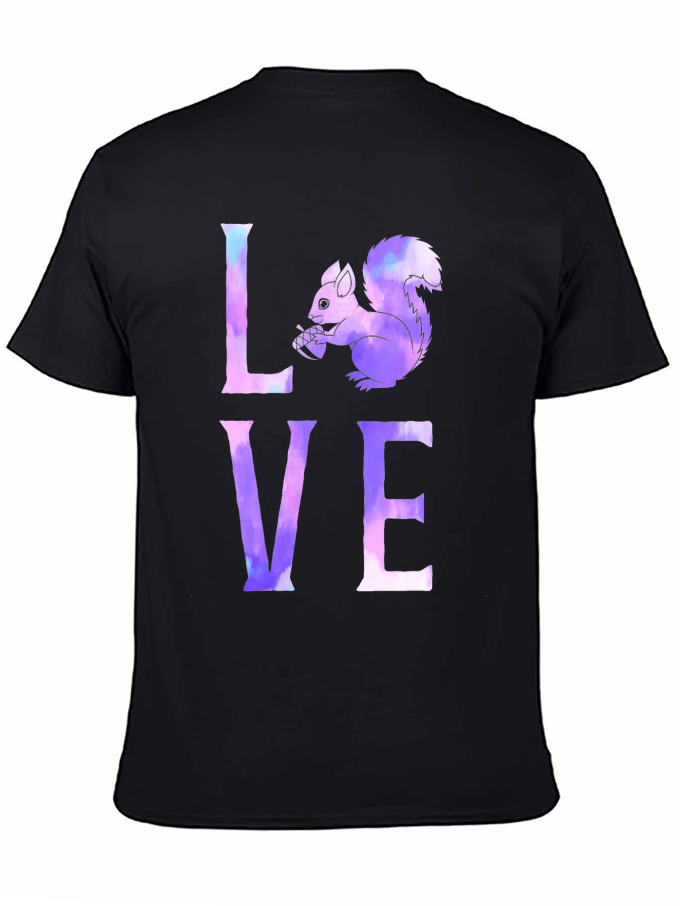 Love Squirrel Graphic Tee - Cute Animal Design