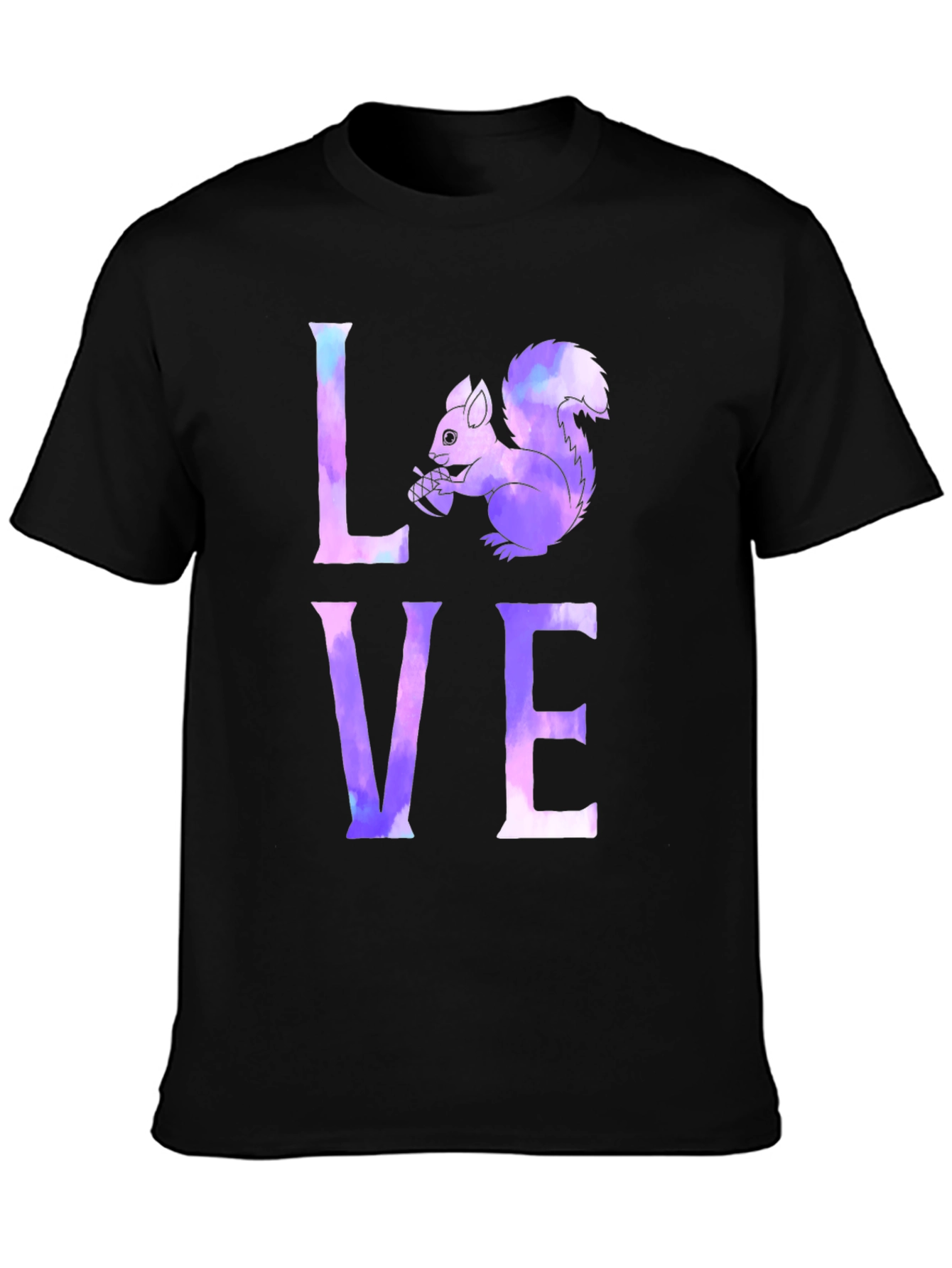 Love Squirrel Graphic Tee - Cute Animal Design