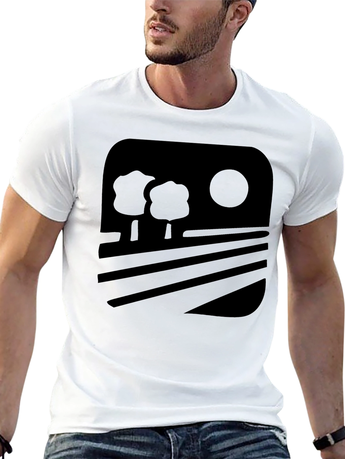 Scenic Landscape Graphic Tee