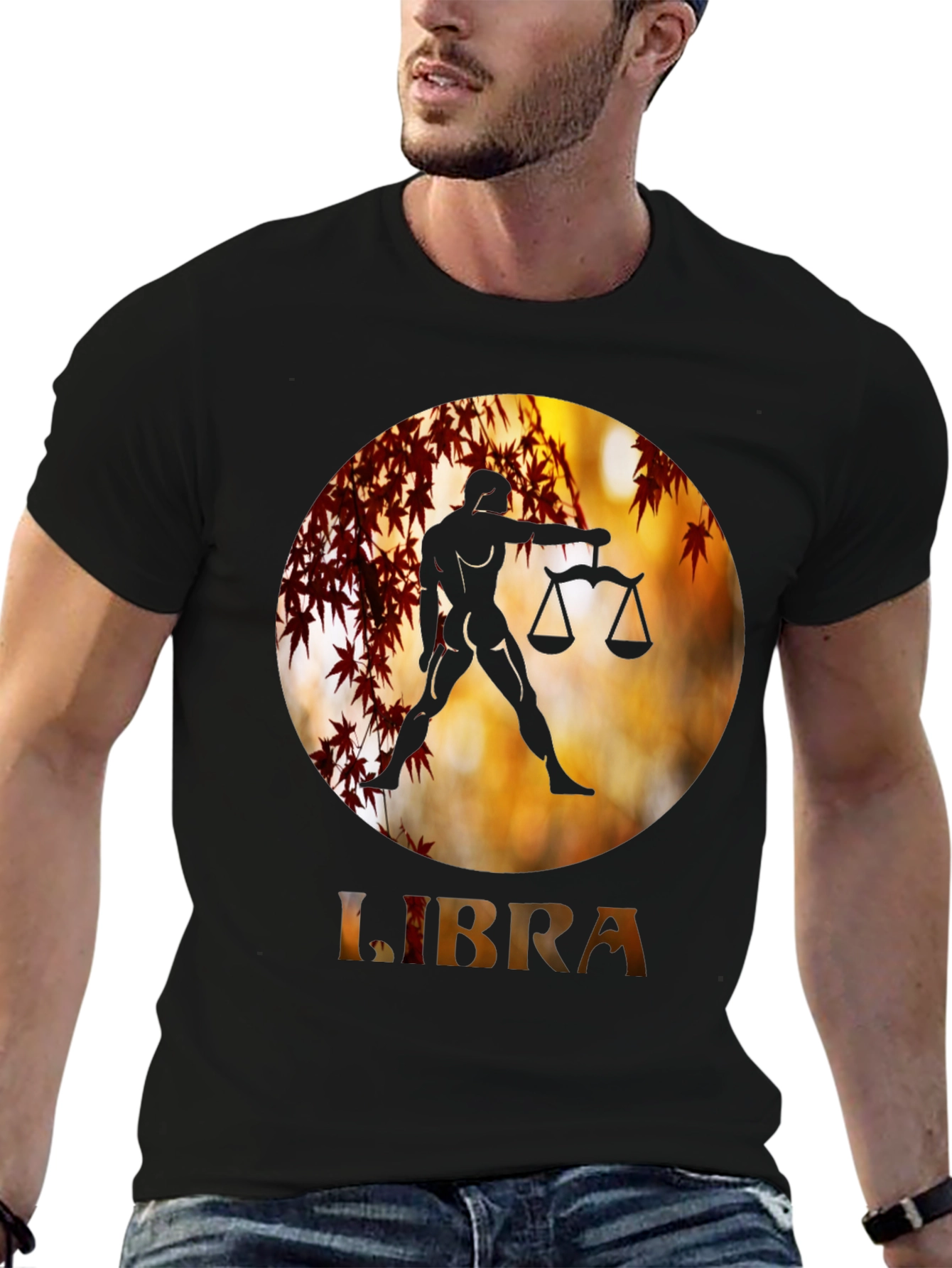 Libra Zodiac Graphic Tee - Stylish Astrology Shirt