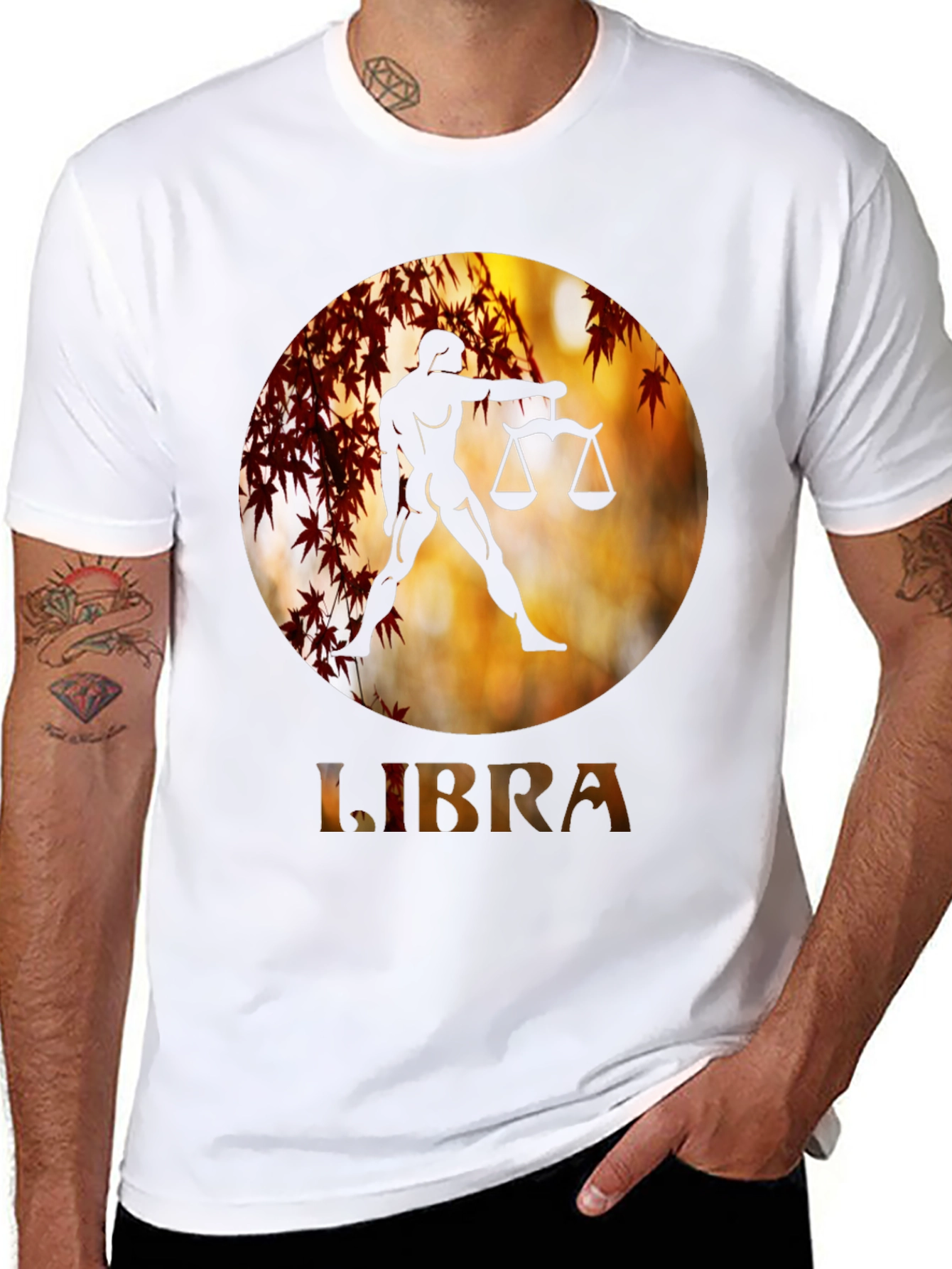 Libra Zodiac Graphic Tee - Stylish Astrology Shirt