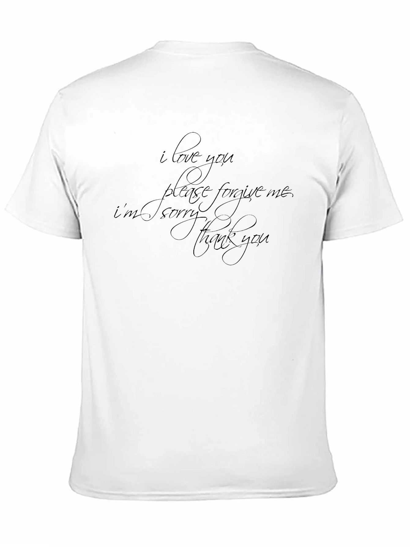 I Love You Tee - Apology Graphic T-Shirt