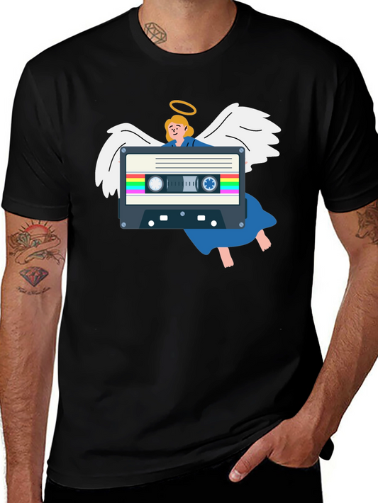 Angel Cassette Tape Graphic Tee