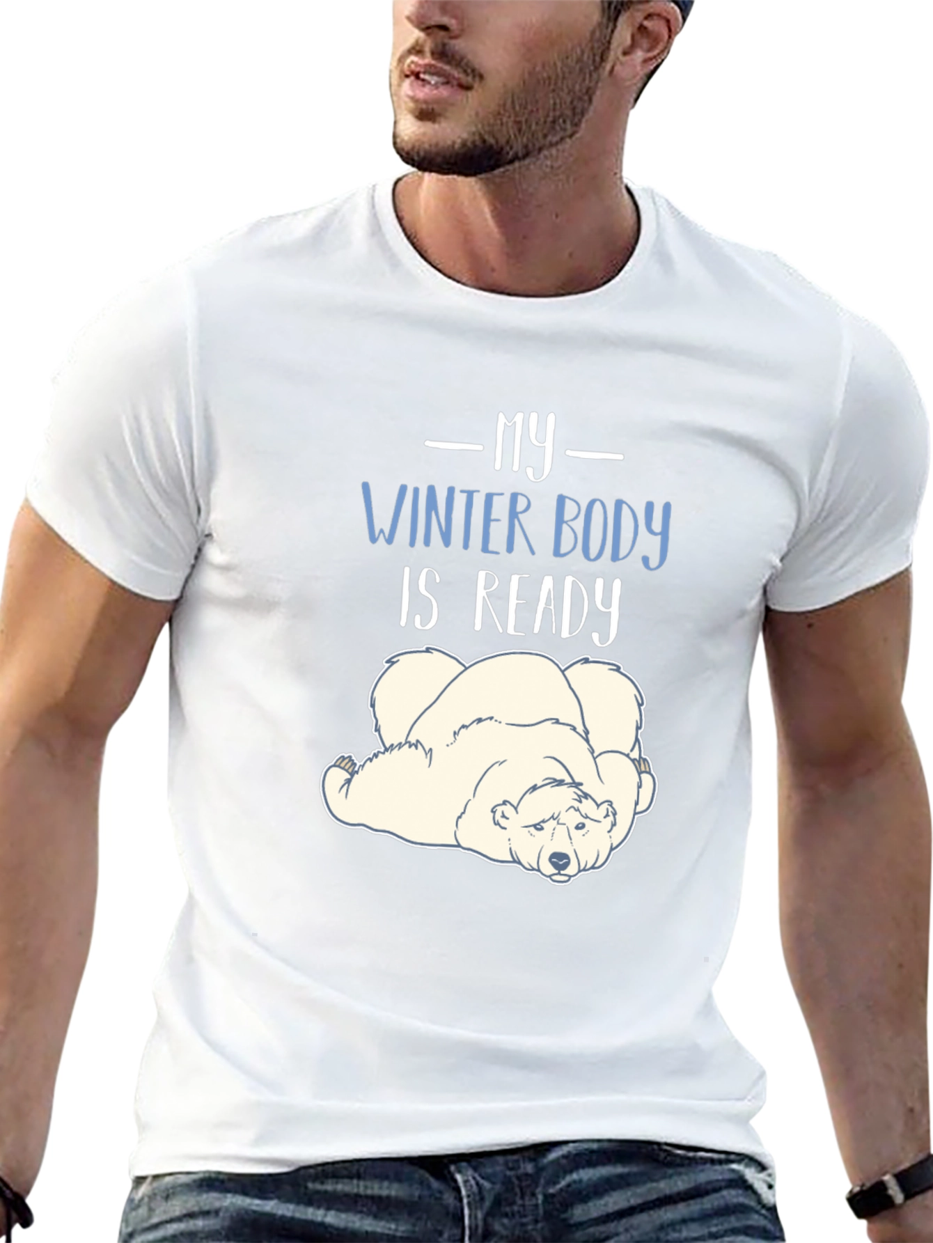 Winter Body Ready T-Shirt - Funny Polar Bear Tee