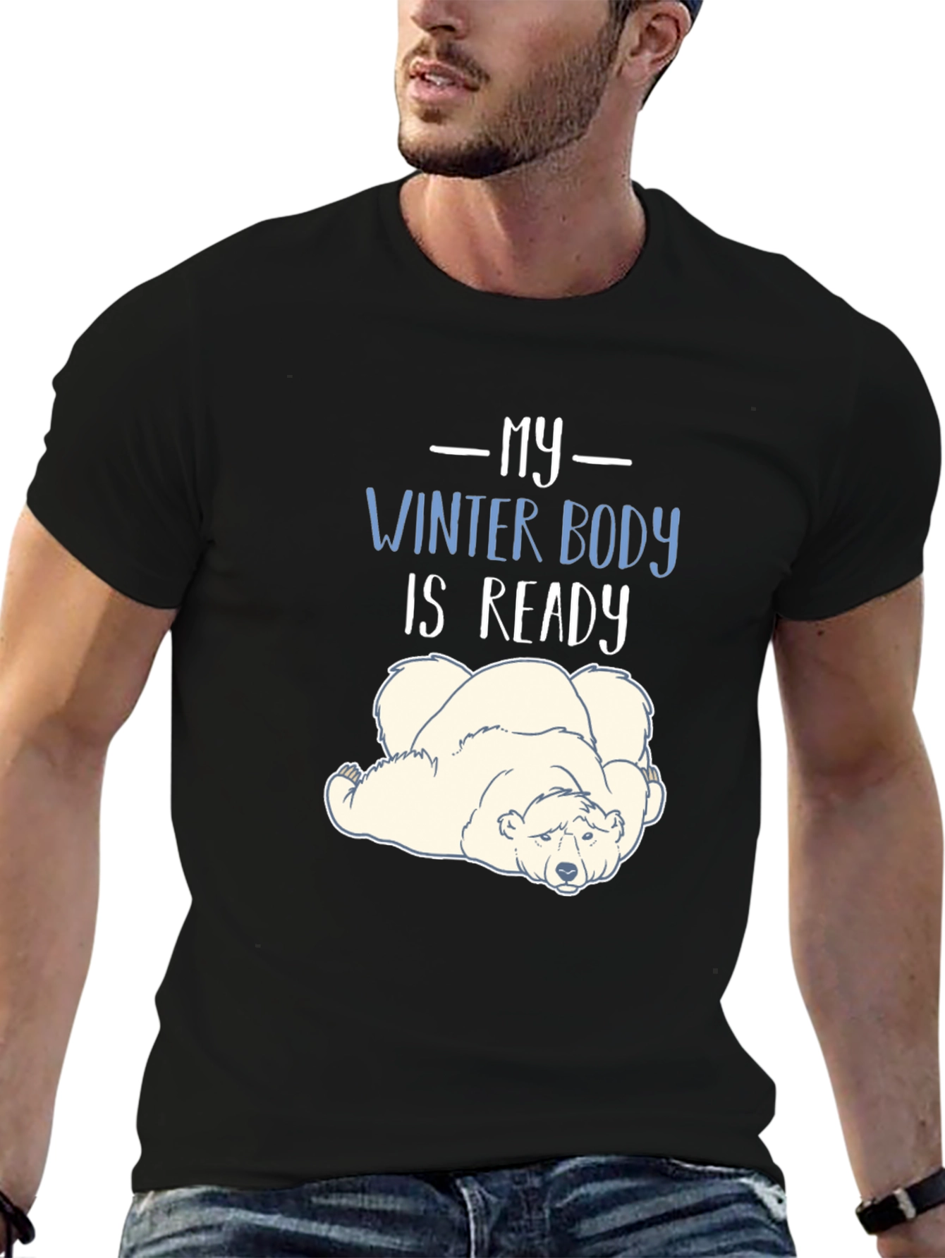 Winter Body Ready T-Shirt - Funny Polar Bear Tee