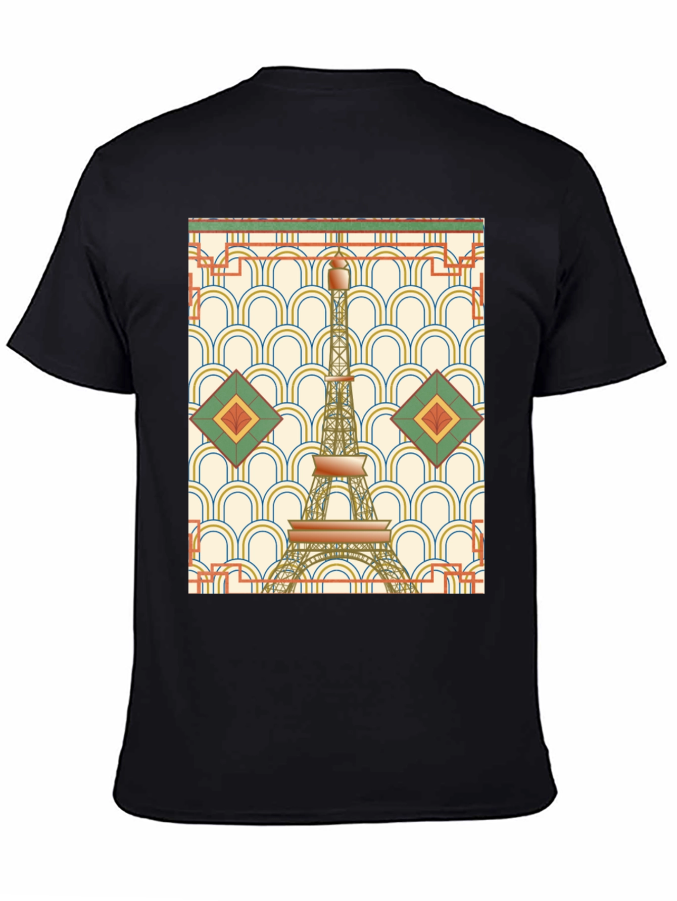 Art Deco Eiffel Tower Graphic T-Shirt