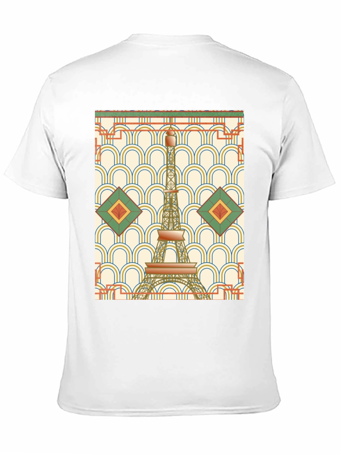 Art Deco Eiffel Tower Graphic T-Shirt