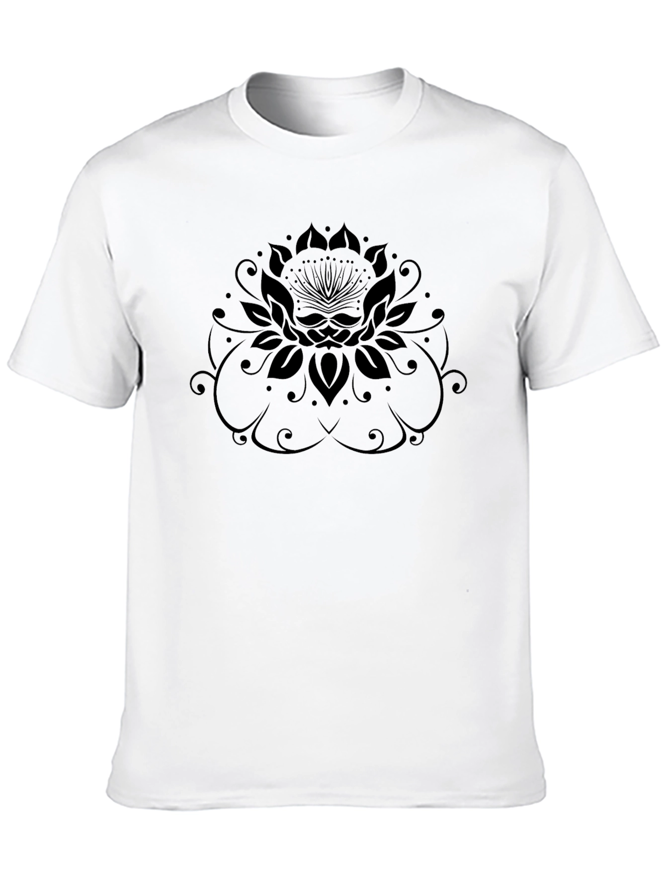 Black Lotus Graphic Tee - Mens Relaxed Fit