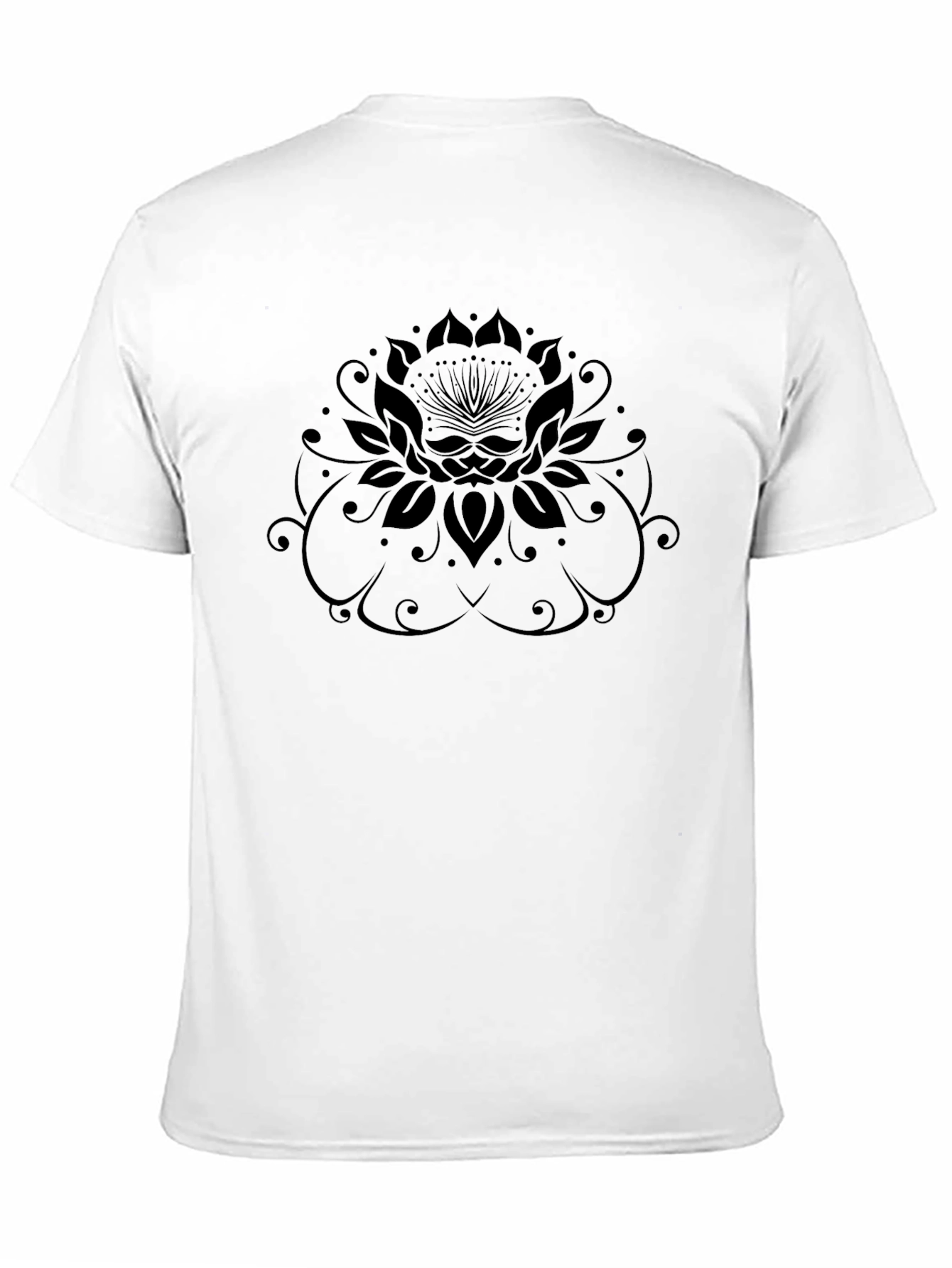 Black Lotus Graphic Tee - Mens Relaxed Fit