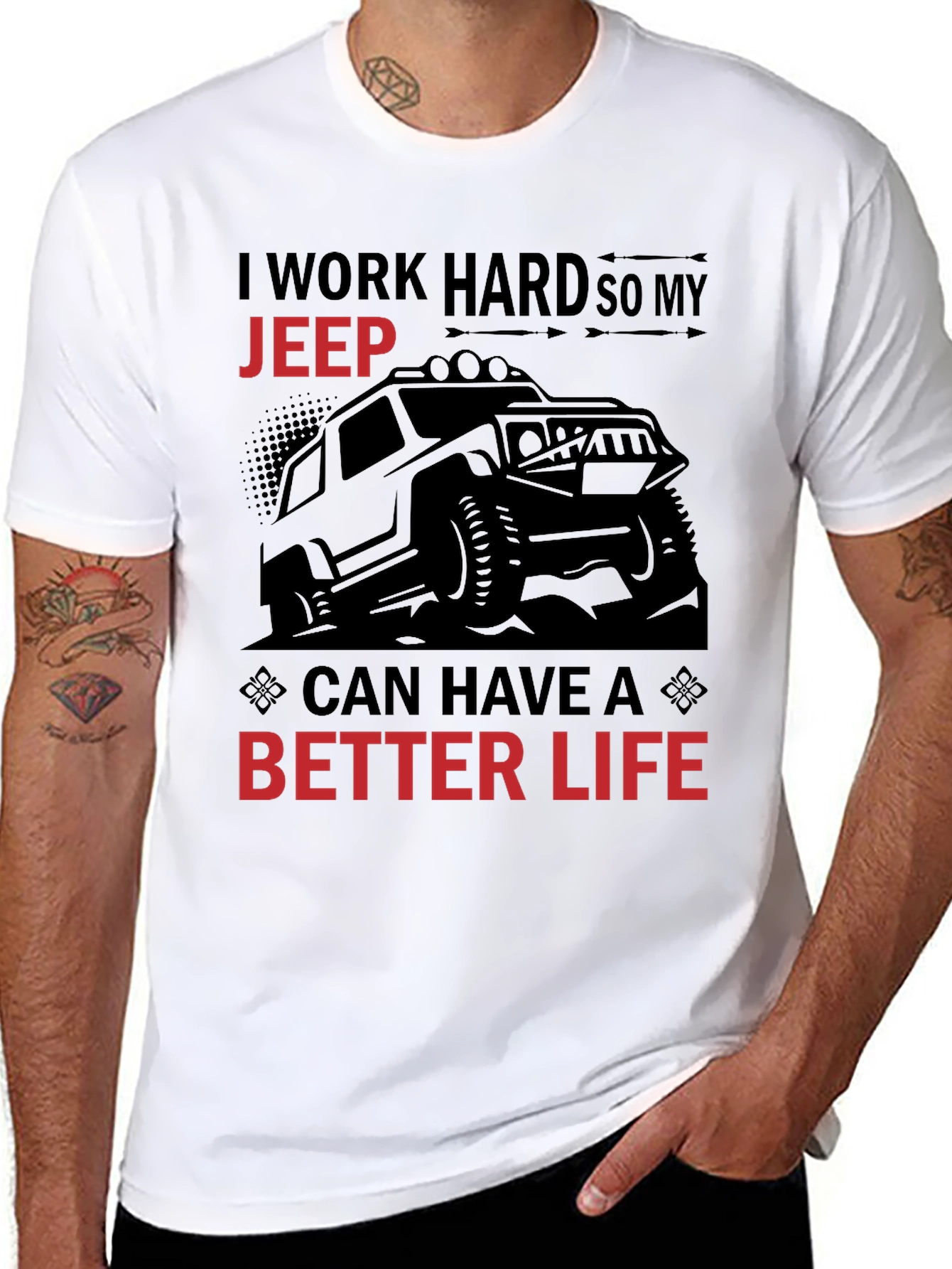 Jeep Better Life Graphic Tee - Black