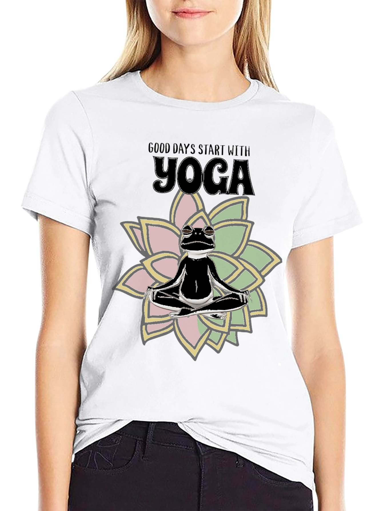 Yoga Frog Graphic Tee