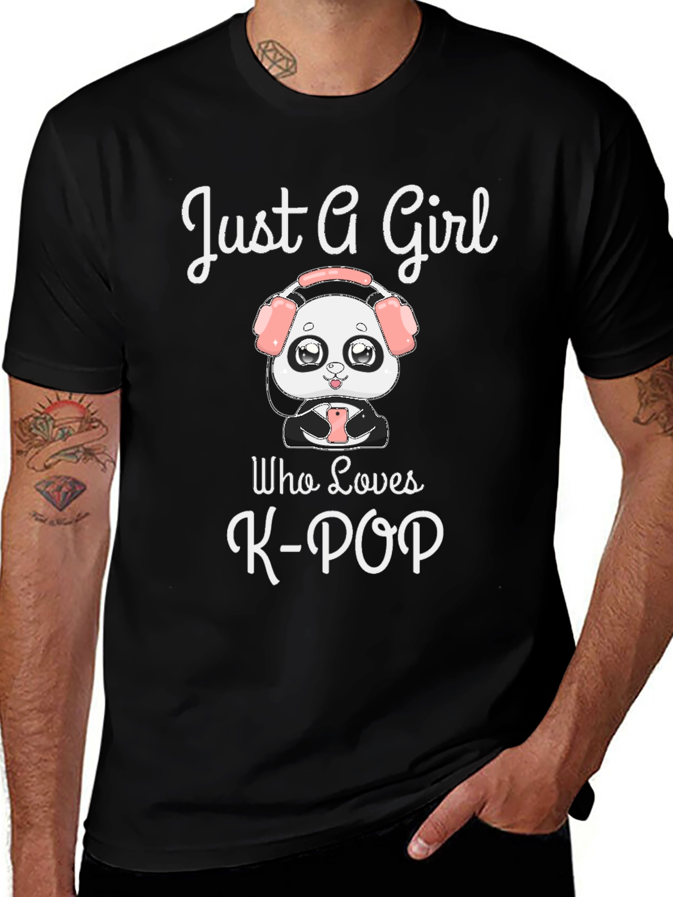 Just A Girl Who Loves K-POP T-Shirt