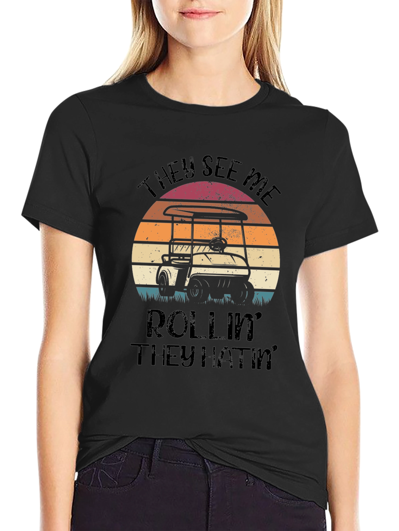 They See Me Rollin Golf T-Shirt