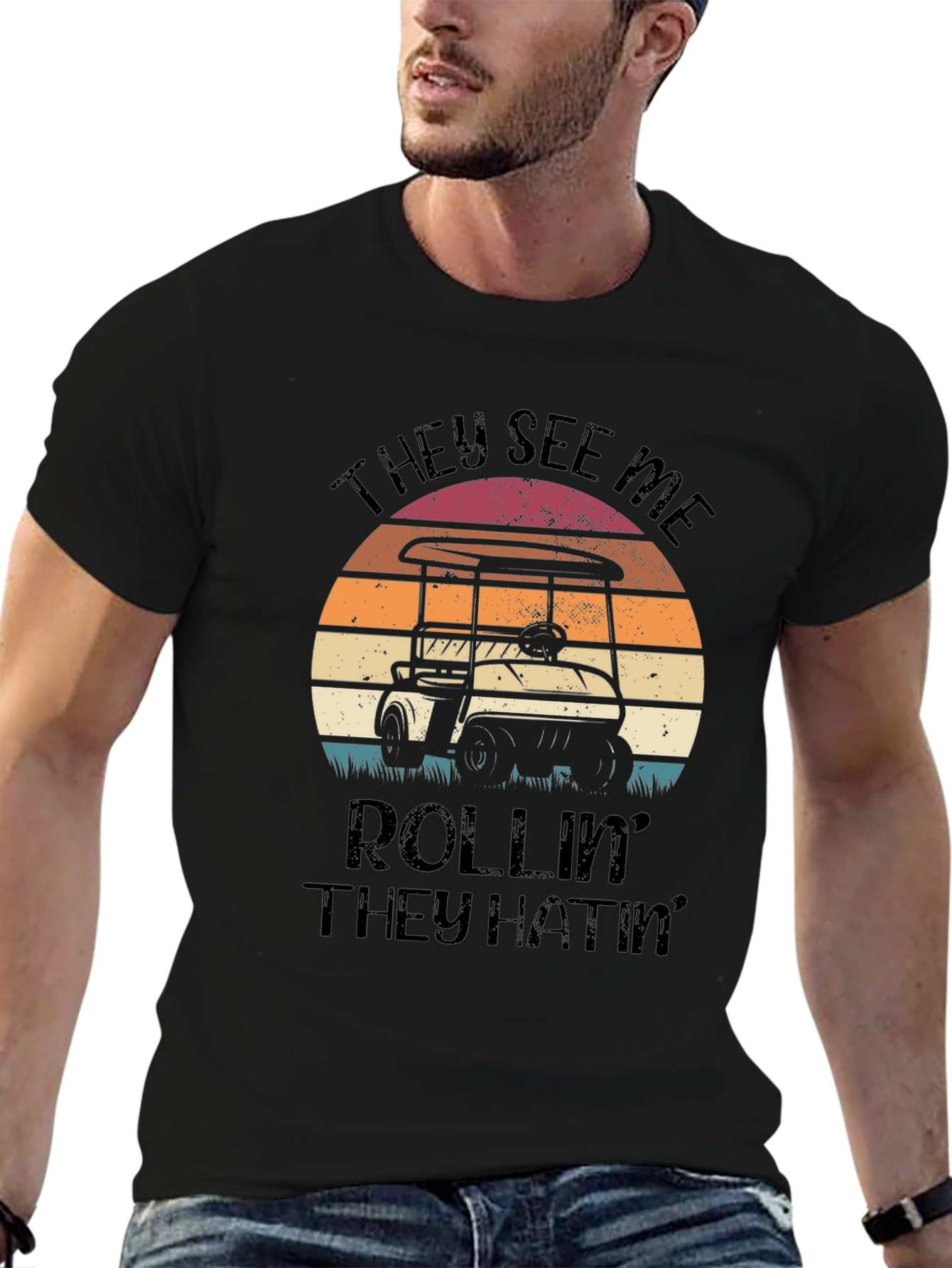 They See Me Rollin Golf T-Shirt
