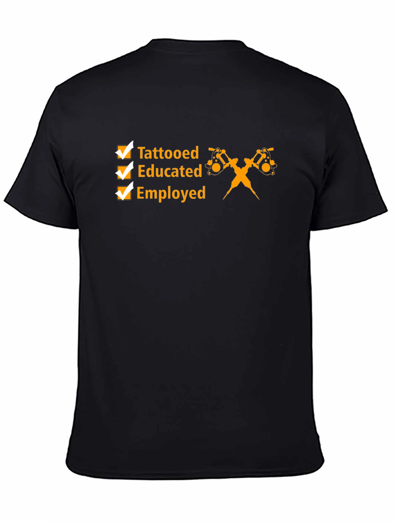 Tattooed Educated Employed Tee - Black