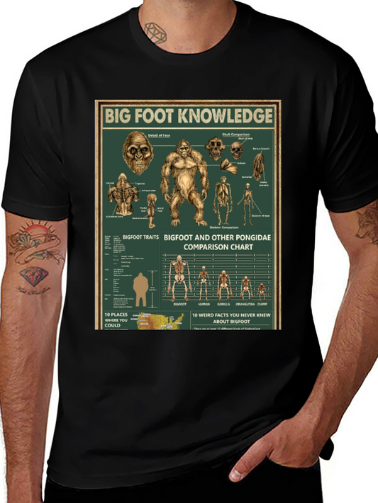Bigfoot Knowledge Graphic T-Shirt