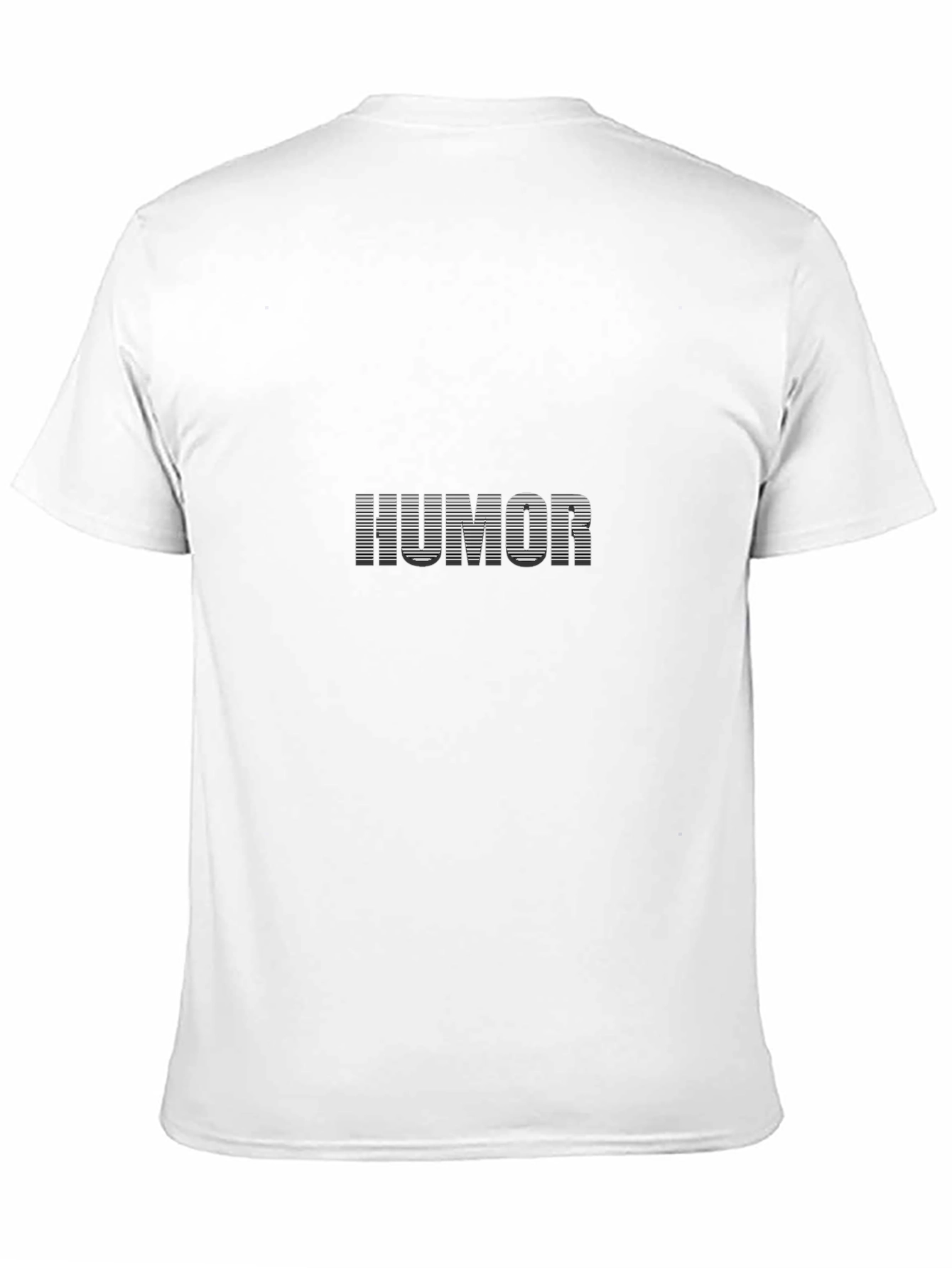 Humor Graphic Tee - Black Cotton T-Shirt