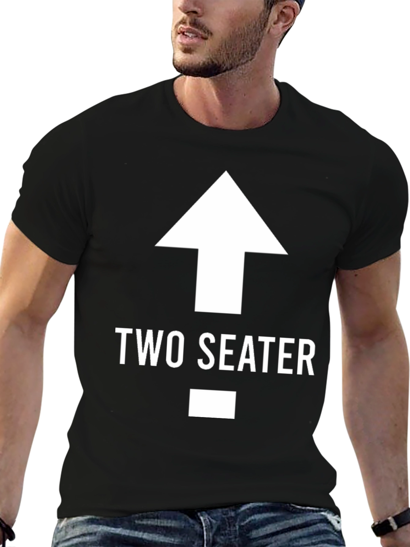 Two Seater T-Shirt Funny Graphic Tee