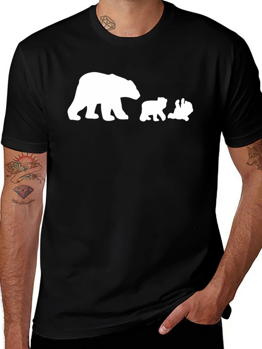 Bear Family Black T-Shirt