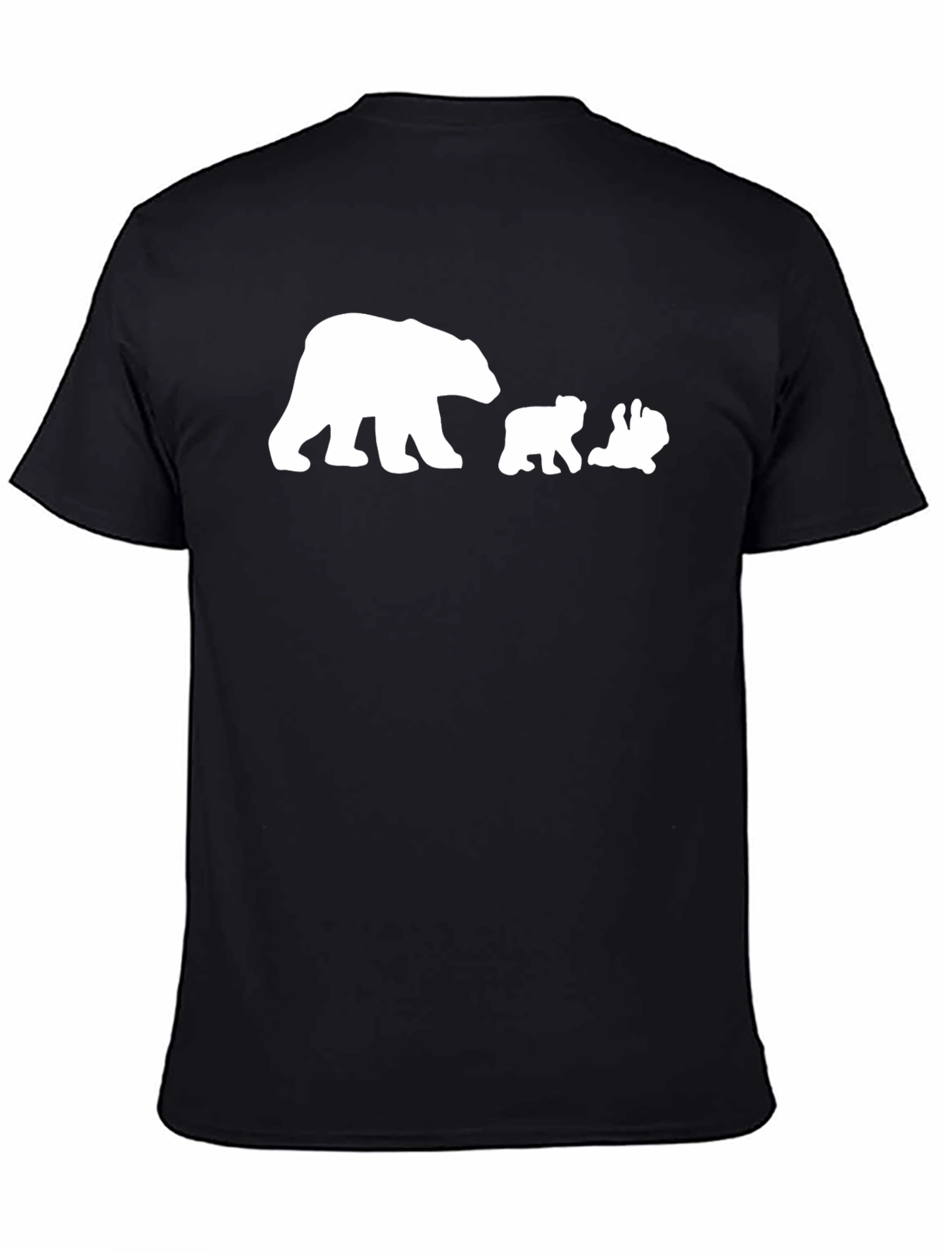 Bear Family Black T-Shirt