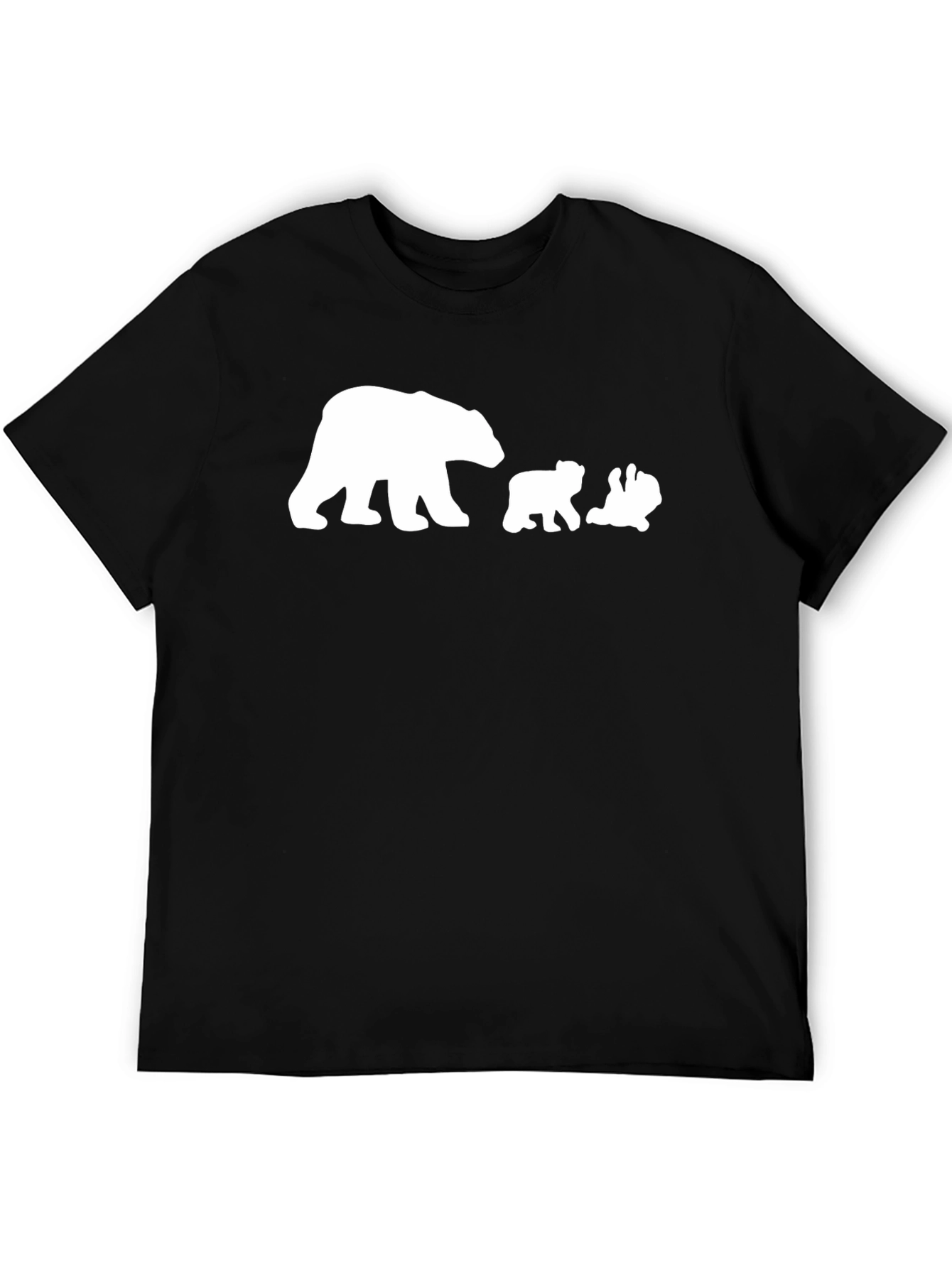 Bear Family Black T-Shirt