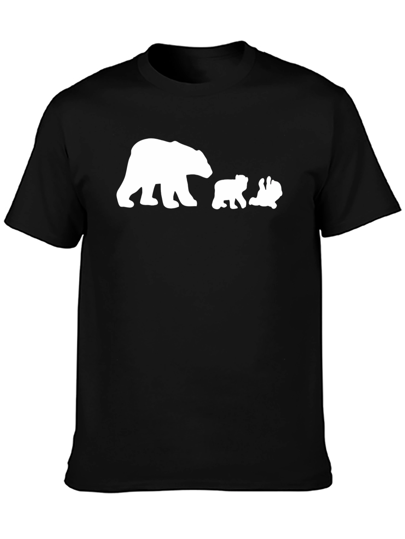 Bear Family Black T-Shirt