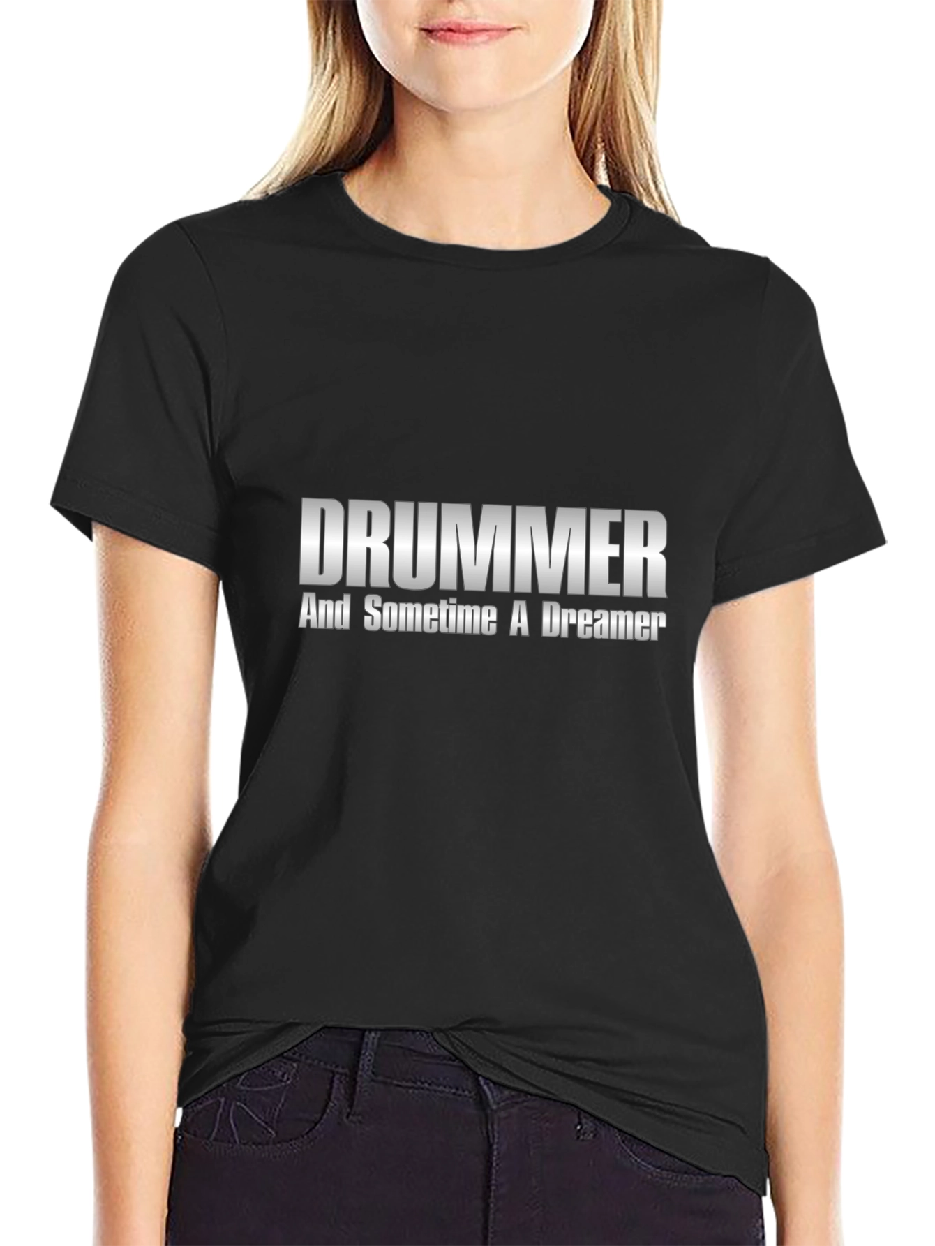 Drummer and Dreamer Black T-Shirt