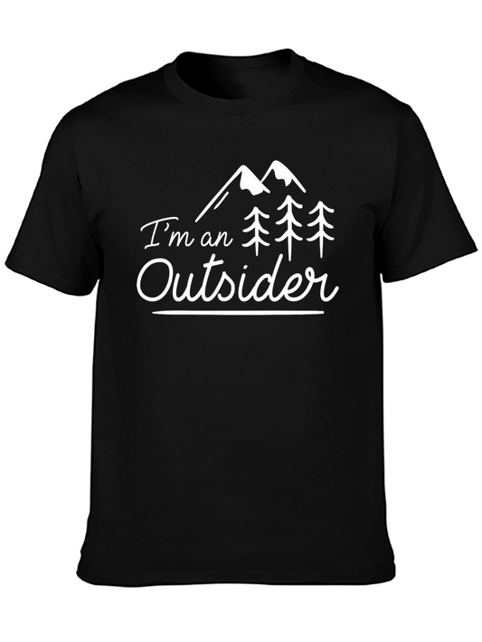 Im an Outsider Graphic Tee - Nature Lover Shirt