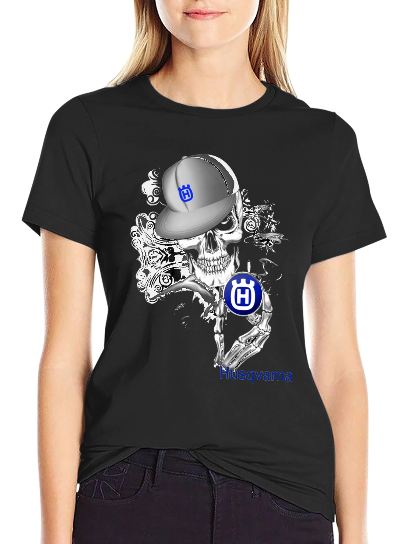 Husqvarna Skull T-Shirt - Moto Style