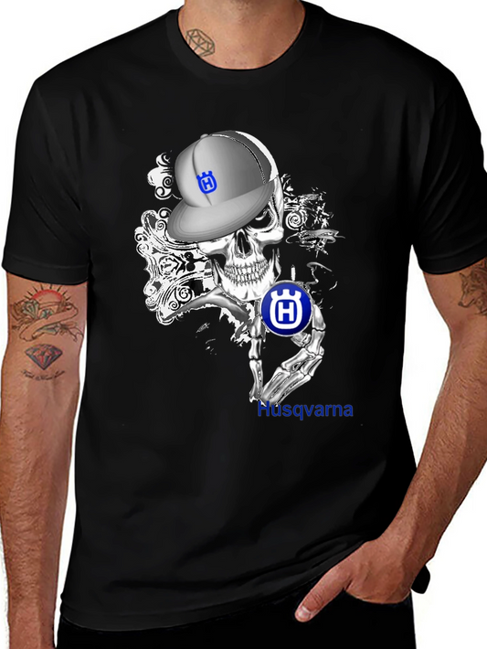 Husqvarna Skull T-Shirt - Moto Style