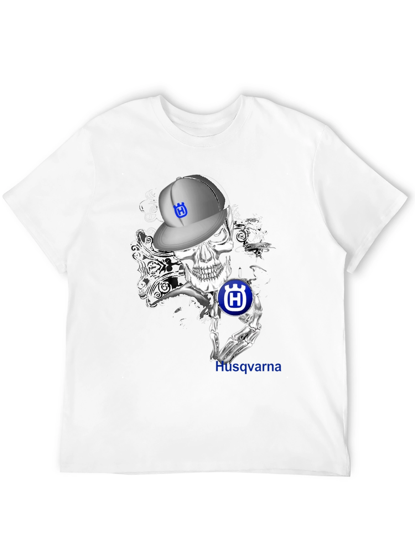 Husqvarna Skull T-Shirt - Moto Style