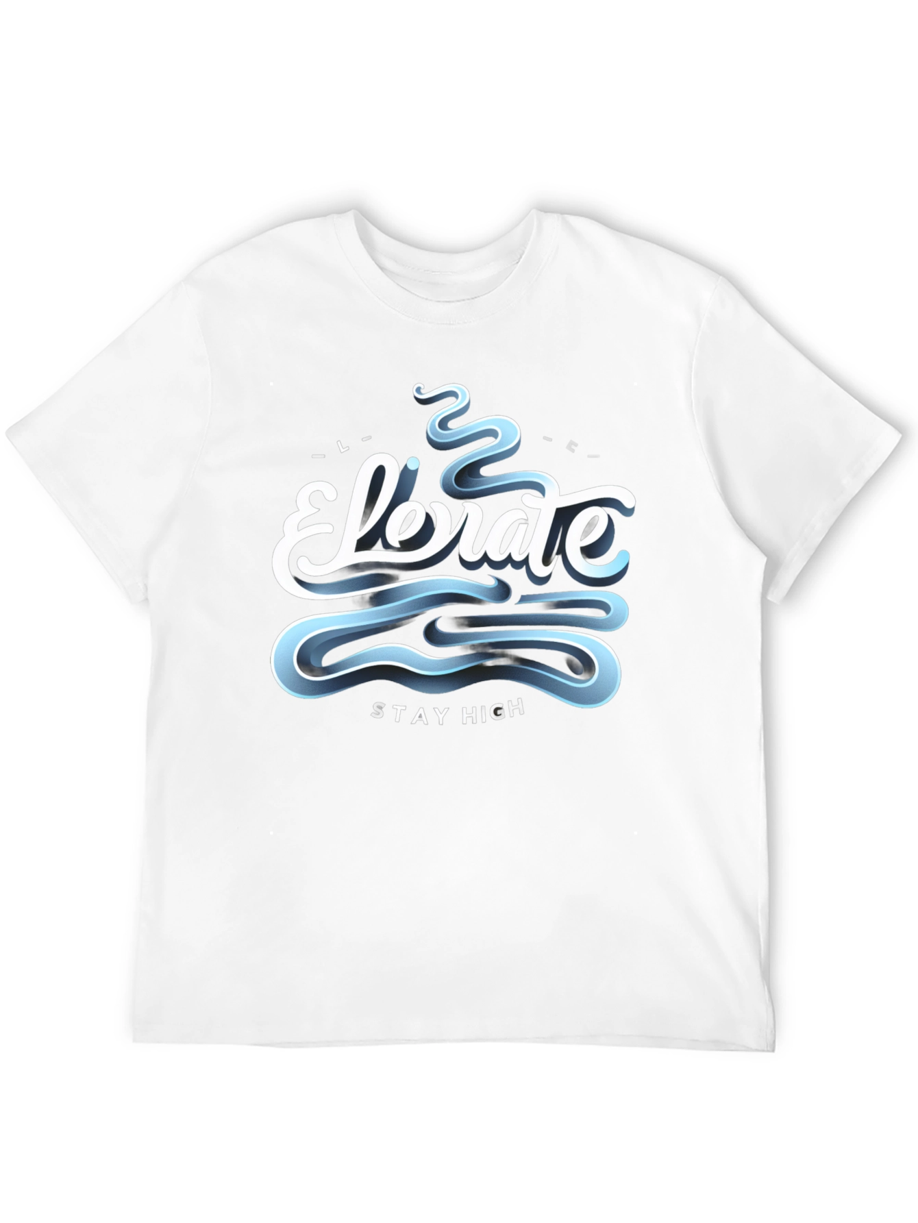 Elevate Stay High Graphic Tee - Black